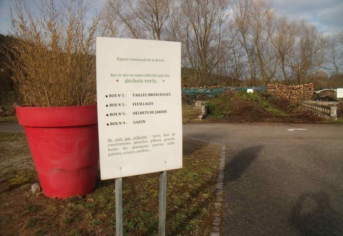 Site pour déchets verts de la bruck
