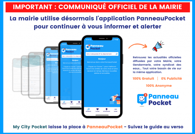 MyCityPocket est devenu PanneauPocket